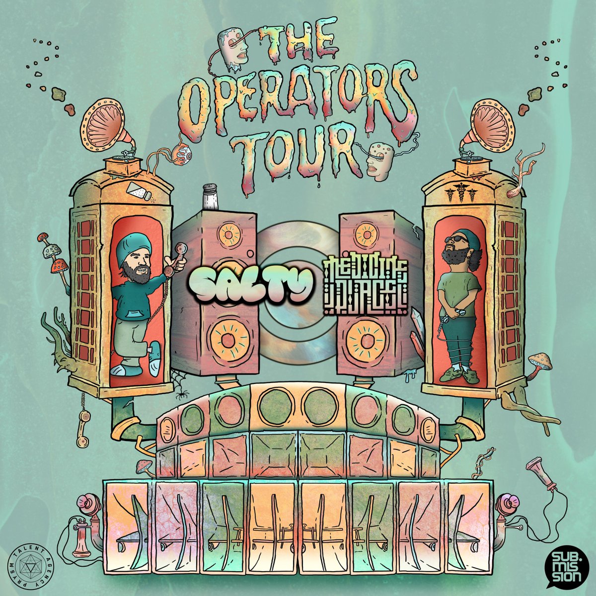 Medicine Place (@medicineplace_) on Twitter photo Super excited to announce <a href="/Brettsalty/">Salty Dubstep</a> x <a href="/medicineplace_/">Medicine Place</a> THE OPERATORS TOUR 🧂⚫️
What cities want to see what we’ve been cooking?!
share|tag your local promoters 👀
or contact:
corey.pfaff@subdotmission.com
stephen@prysmtalentagency.com Super excited to announce <a href="/Brettsalty/">Salty Dubstep</a> x <a href="/medicineplace_/">Medicine Place</a> THE OPERATORS TOUR 🧂⚫️
What cities want to see what we’ve been cooking?!
share|tag your local promoters 👀
or contact:
corey.pfaff@subdotmission.com
stephen@prysmtalentagency.com
