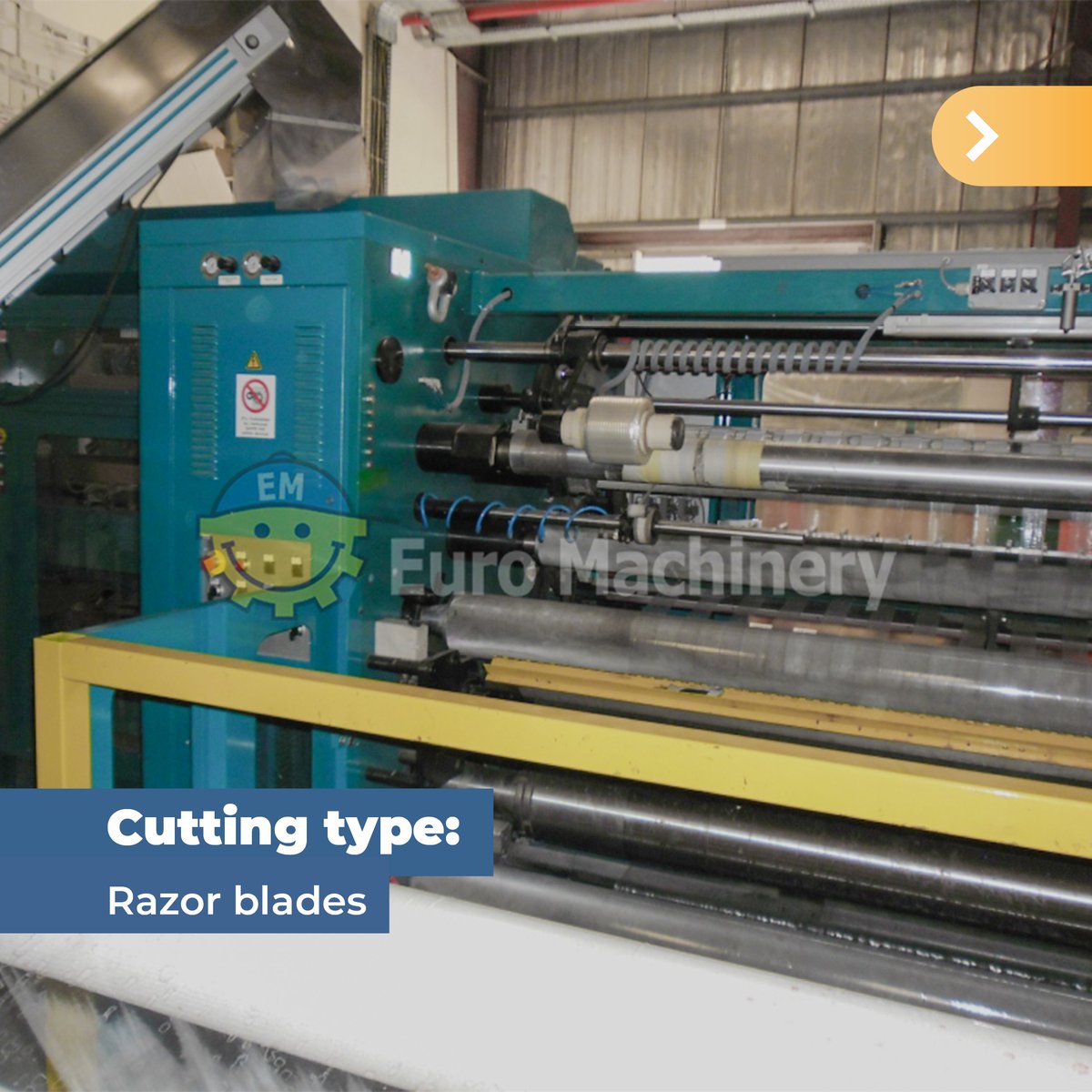 Euro_Machinery's tweet photo. 📣 For Sale: Ghezzi &amp; Annoni RS240 Slitter Rewinder 📣

We have a used Ghezzi &amp; Annoni RS240 slitter rewinder available for purchase, ideal for cutting tapes like BOPP and PVC.
.
.
.
Ref.: 56065
#plasticindustry #slitting #tape https://t.co/r1nxmQPEft