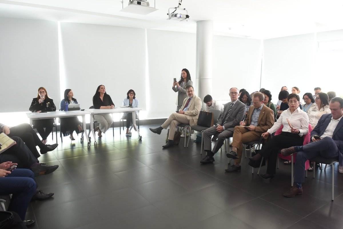 MinInteriorEc's tweet image. 🙋🏻‍♀️ Trabajamos en la prevención de la violencia contra las mujeres.

Camila Jame, directora de Derechos Humanos y Género, participa en la reunión plenaria para la renovación de la Co-Presidencia de la Mesa de Género de la Cooperación Internacional #MEGECIEc 🇪🇨, organizada por…