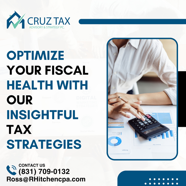 CruzC82130's tweet photo. Cruz Tax Advisory &amp; Strategy P.C. crafts personalized tax strategies that propel your finances towards maximum efficiency and growth. Let our expertise guide you to fiscal success and beyond.#StrategicTaxPlanning #FiscalEfficiency #GrowthFocused
https://t.co/e6K3IFJrlg https://t.co/rTeZyfuYvv