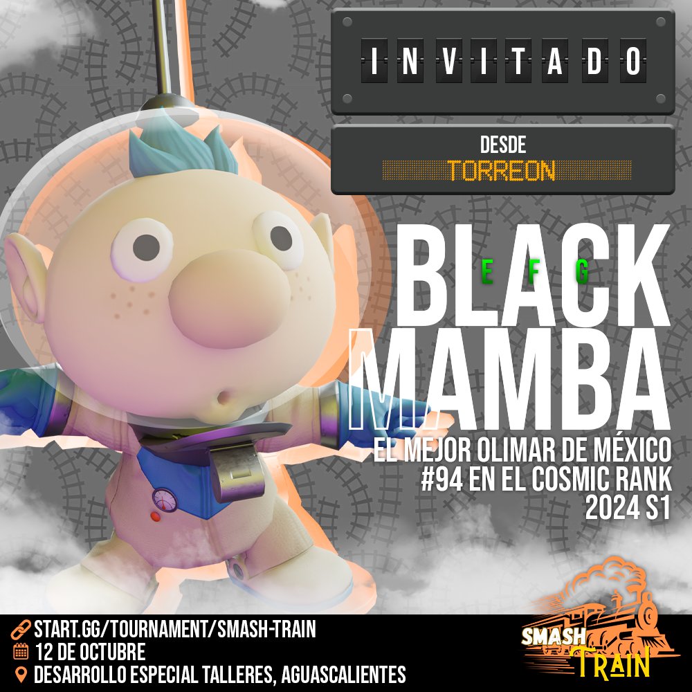 Desde la Estación ''La Laguna'' llegá🐮

<a href="/ChavezEcheverry/">OTH/EFG BlackMamba</a> invade tierras hidrocalidas este 12 de Octubre🎃

¿Tú ya tienes tu boleto para abordar el expreso? 🎟️

#AcrossTheStation🚂