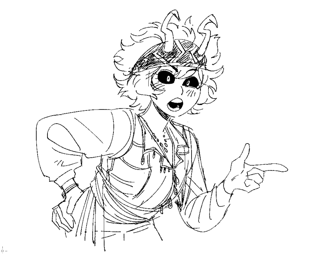 ❤️UMINAMI❤️ i just love drawing those shirts so here's pirate mina too
