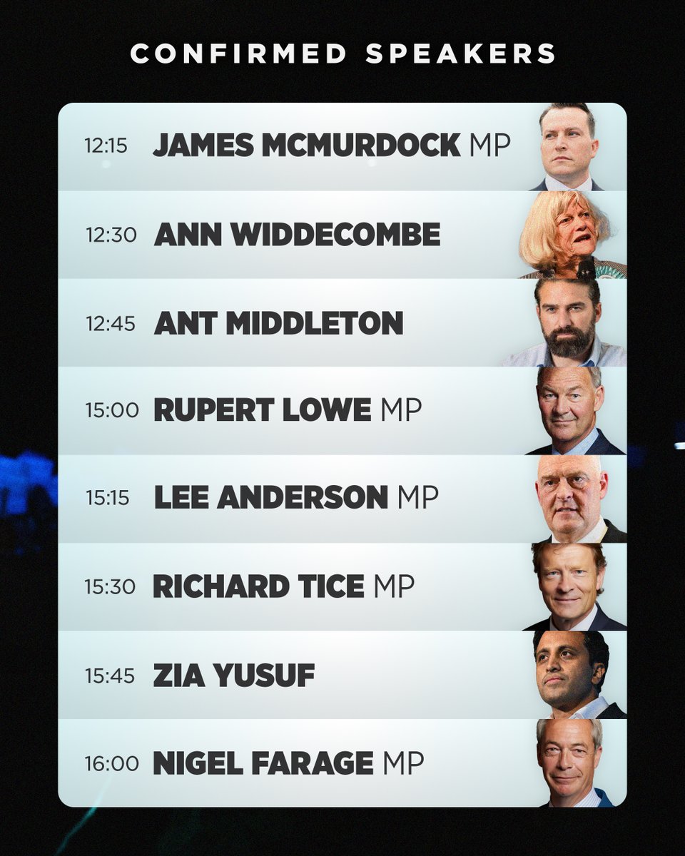 I am excited to have <a href="/antmiddleton/">Ant Middleton</a> at Reform UK's 2024 Conference in Birmingham on September 20th and 21st!

With limited tickets available, get yours now! eventbrite.co.uk/e/reform-uk-20…