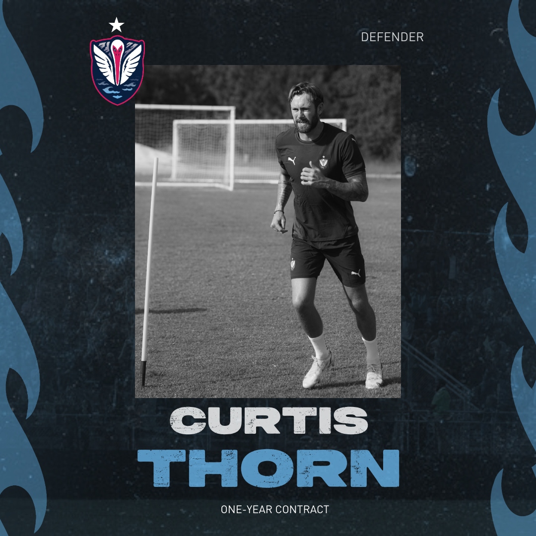 𝓢𝓲𝓰𝓷𝓮𝓭 ✍️

Welcome back to the 'Boro Curtis Thorn! The English defender rejoins the Tormenta FC squad following an impressive season with <a href="/uslchampionship/">USL Championship</a> side Miami FC. Thorn was a key player in Tormenta's 2022 championship-winning squad. 

📰 bit.ly/3SOmlBY