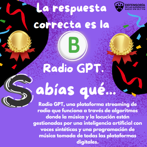Defensoría de las Audiencias Radio IPN 95.7 FM tweet media