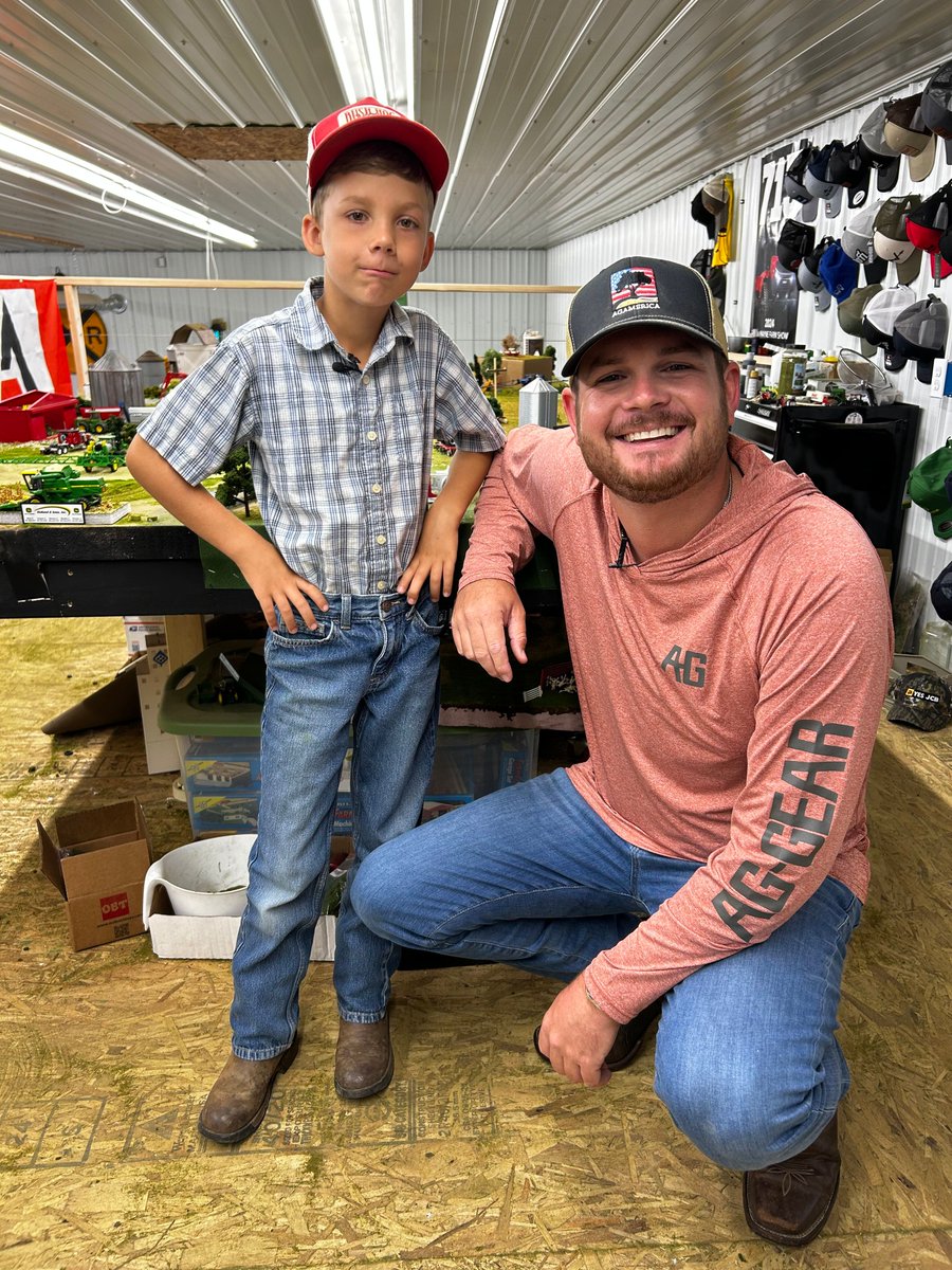 LikeaFarmer_'s tweet photo. Viral farmer, Jackson Laux teaches us about his farm, his tractors, and the importance of young farmers in the field. Episode is live TOMORROW! 🚜
#justajacksonthing #farmer #tractor #jacksonlaux https://t.co/rKdMGjP7Ga