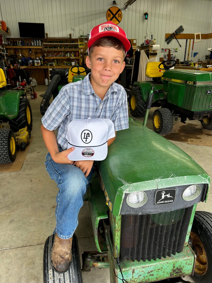 LikeaFarmer_'s tweet photo. Viral farmer, Jackson Laux teaches us about his farm, his tractors, and the importance of young farmers in the field. Episode is live TOMORROW! 🚜
#justajacksonthing #farmer #tractor #jacksonlaux https://t.co/rKdMGjP7Ga