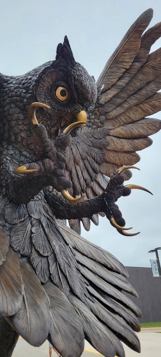 If you haven't been up to West lately - make sure you check out our new Owl statue. The Class of 2020 left for spring break &amp; never got to end their time with us properly. They donated the money they raised for their project graduation for this statue. All 2020 names are added!