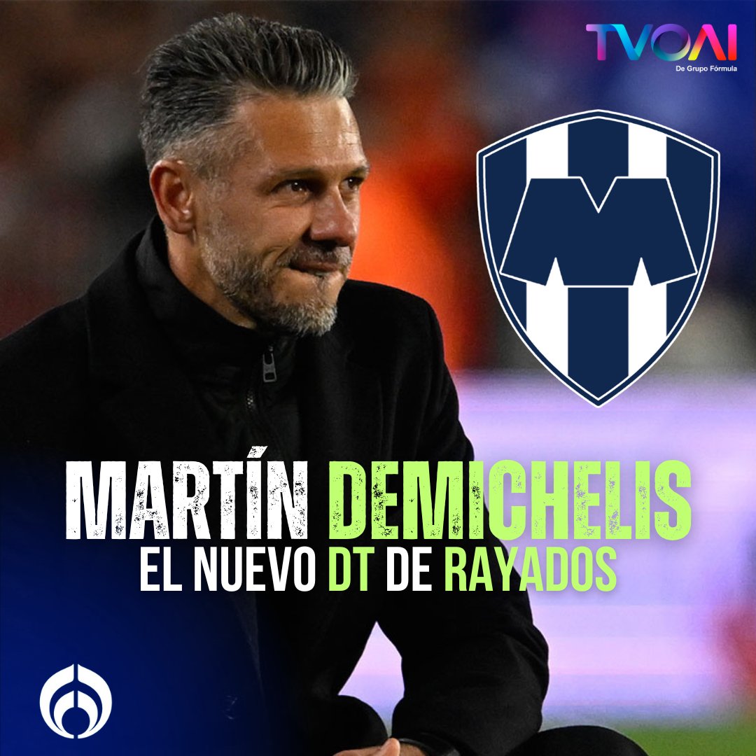 Max_TVOAI's tweet photo. 🚨 Oficial: Martín Demichelis es el nuevo director técnico de Rayados. Con experiencia y títulos en su haber, el argentino llega para llevar a Monterrey a lo más alto. 🏆⚽
#Fórmula #AI #MAX #Rayados #LigaMX https://t.co/zxfiRdTiQw