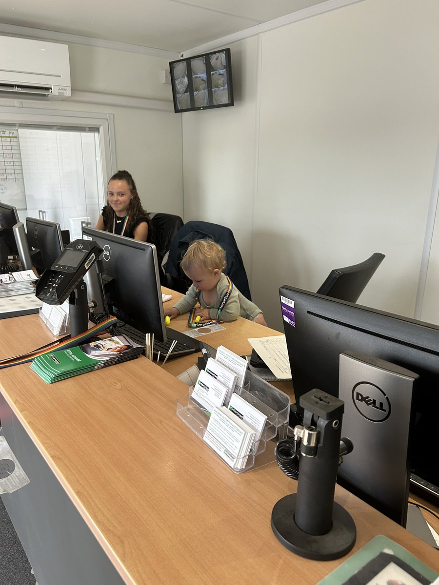 Our newest starter learning the ropes at a young age. 

On a serious note it has been great being back in the office using my KIT days. I cannot wait to get stuck back in on my return in September.