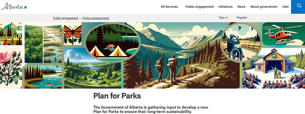 ACFA (@acfaab) on Twitter photo 🚨🚨 Le gouvernement de l'Alberta mène présentement une enquête auprès des albertain (es) afin de recueillir des commentaires pour élaborer un nouveau plan stratégique pour les parcs provinciaux de l'Alberta .👉your.alberta.ca/plan-for-parks…
#frab #frcan <a href="/BonjourAlberta/">Bonjour Alberta</a> 🚨🚨 Le gouvernement de l'Alberta mène présentement une enquête auprès des albertain (es) afin de recueillir des commentaires pour élaborer un nouveau plan stratégique pour les parcs provinciaux de l'Alberta .👉your.alberta.ca/plan-for-parks…
#frab #frcan <a href="/BonjourAlberta/">Bonjour Alberta</a>