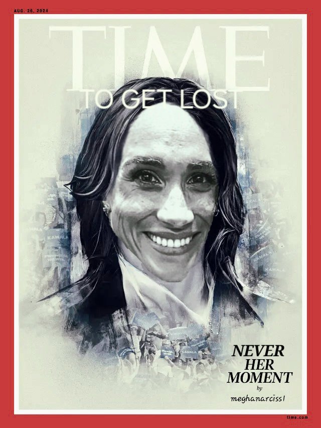 Meghanarciss1's tweet photo. #MeghanMarkle #TimeToGetLost #parodyissue https://t.co/zd8DqOjngI