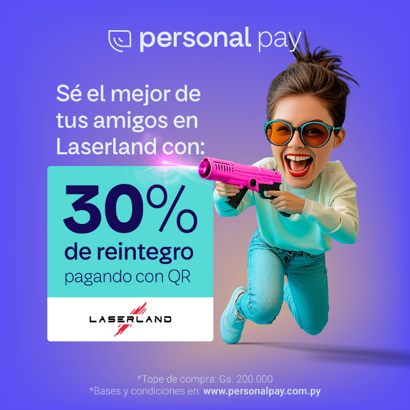personalpaypy's tweet photo. ¡Aprovechá el 30% de reintegro en estos locales y disfrutá un fin de semana de pura diversión! #PersonalPayPy