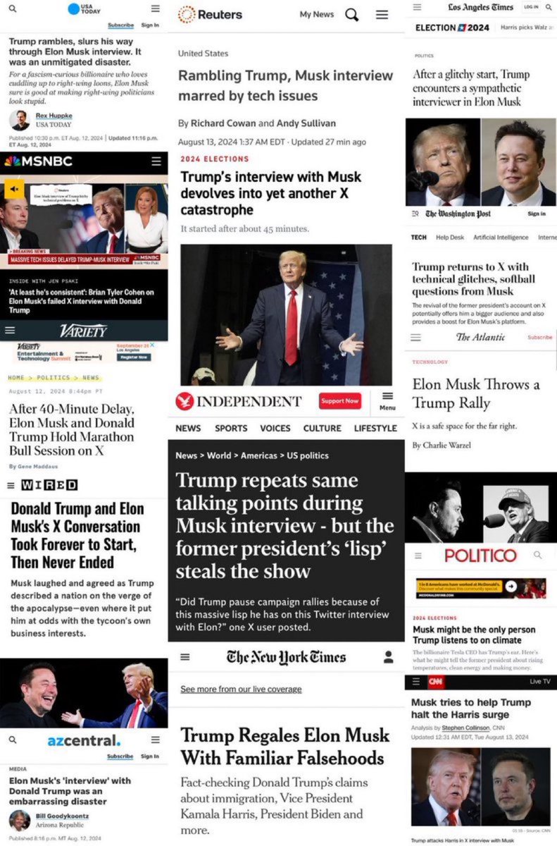 I’m starting to think the media might be bias against Trump and Elon…