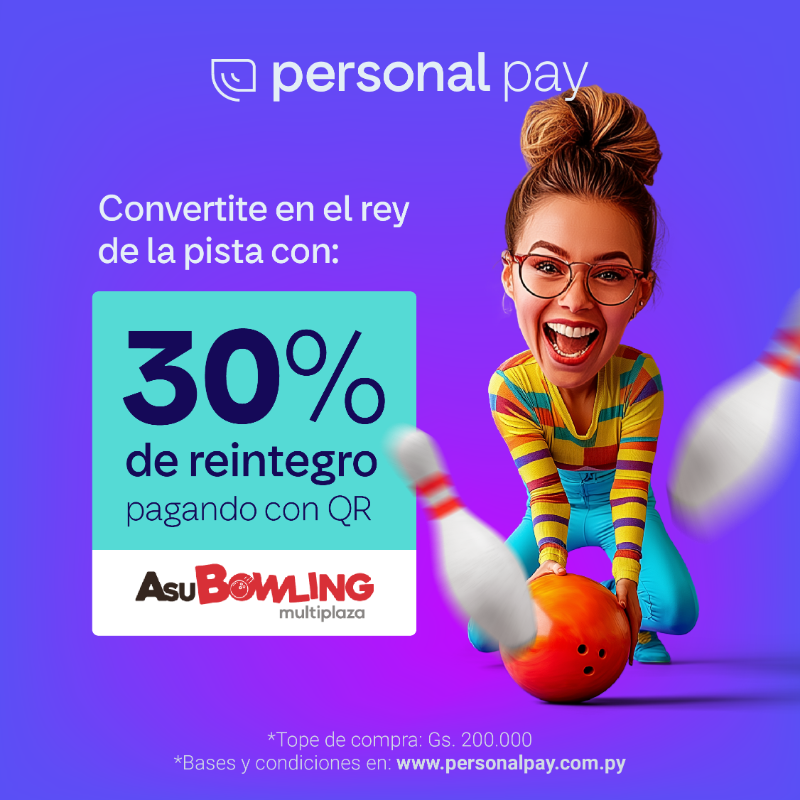 personalpaypy's tweet photo. ¡Aprovechá el 30% de reintegro en estos locales y disfrutá un fin de semana de pura diversión! #PersonalPayPy