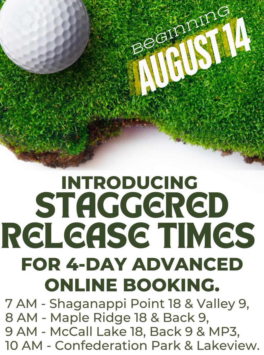 City of Calgary Golf (@citycalgarygolf) on Twitter photo 