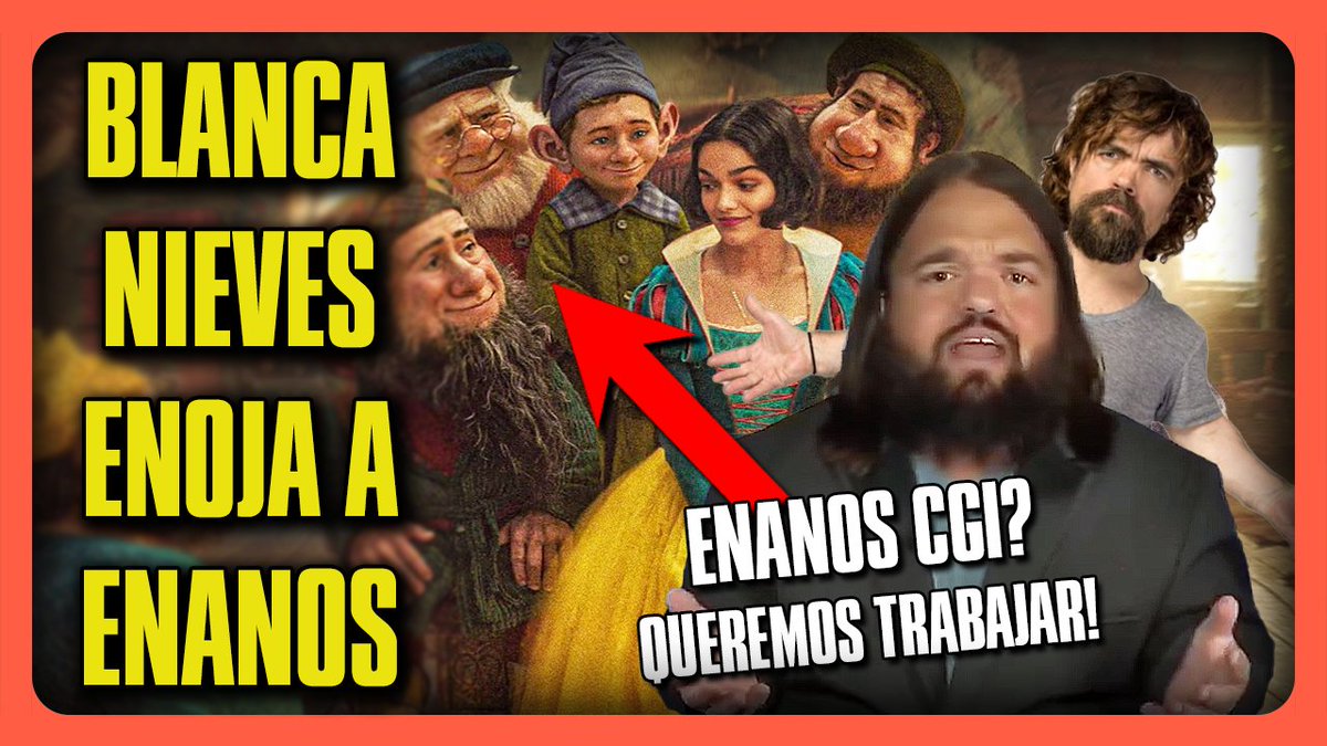 PabloArcadia's tweet photo. Más problemas para Blanca Nieves! Ahora el gremio de enanos actores están muy enojados porque usaron enanitos en CGI para la nueva película y denuncian verdadera discriminación. "Los enanos somos de verdad y queremos trabajar." Mira el informe acá: https://t.co/j0VtK1hA8R https://t.co/jzWaZvuJf7