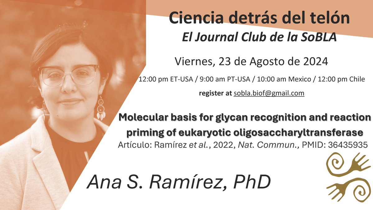 SOBLA (@sobla_biof) on Twitter photo 🔊Nuestro Journal Club esta de vuelta! Viernes 23📅 Mandanos un #email a sobla.biof@gmail.com y no te pierdas a Ana Ramirez presentando su articulo <a href="/NatureComms/">Nature Communications</a> pubmed.ncbi.nlm.nih.gov/36435935/
#latinxs
#ciencia
#science
#sciencetwitter
#scienceeducation 🔊Nuestro Journal Club esta de vuelta! Viernes 23📅 Mandanos un #email a sobla.biof@gmail.com y no te pierdas a Ana Ramirez presentando su articulo <a href="/NatureComms/">Nature Communications</a> pubmed.ncbi.nlm.nih.gov/36435935/
#latinxs
#ciencia
#science
#sciencetwitter
#scienceeducation