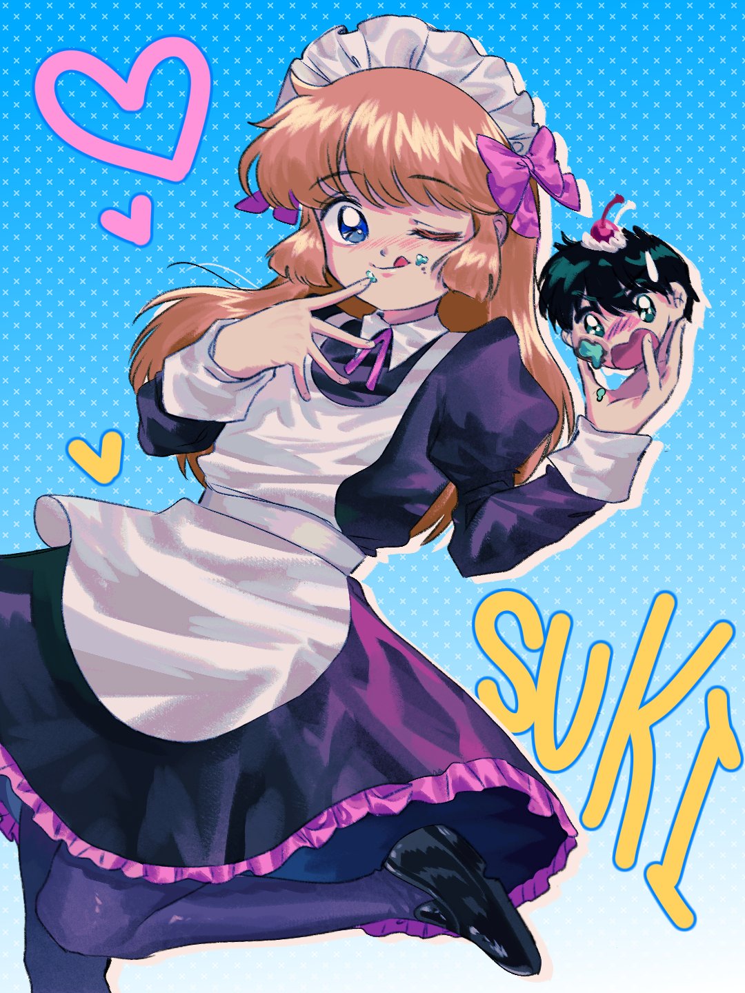 怪盗セイント・テール(セイントテール・羽丘芽美)」原画付きセル画2枚