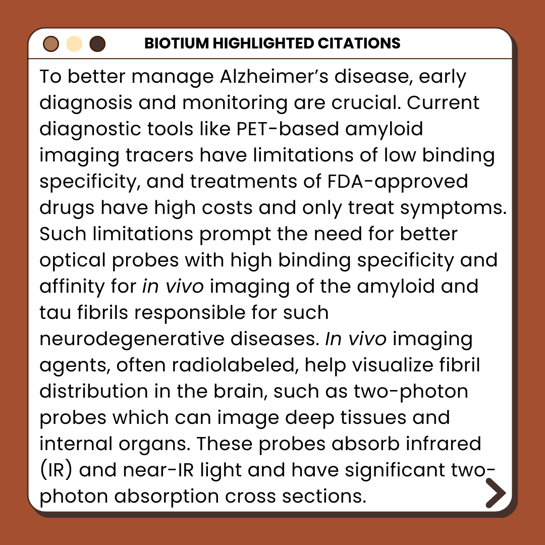 biotium's tweet photo. 📚✨ Hot off the press: Read our new #HighlightedCitation featuring our DANIR-2c Probe here! https://t.co/mYpMvxhiJc

DCDAPH (DANIR-2c): https://t.co/2BchcDkhi6

#sciencearticle #scienceread #sciencepublication #alzheimers #alzheimersresearch #neurodegenerativedisease #amyloid https://t.co/W1jMgq6bzo