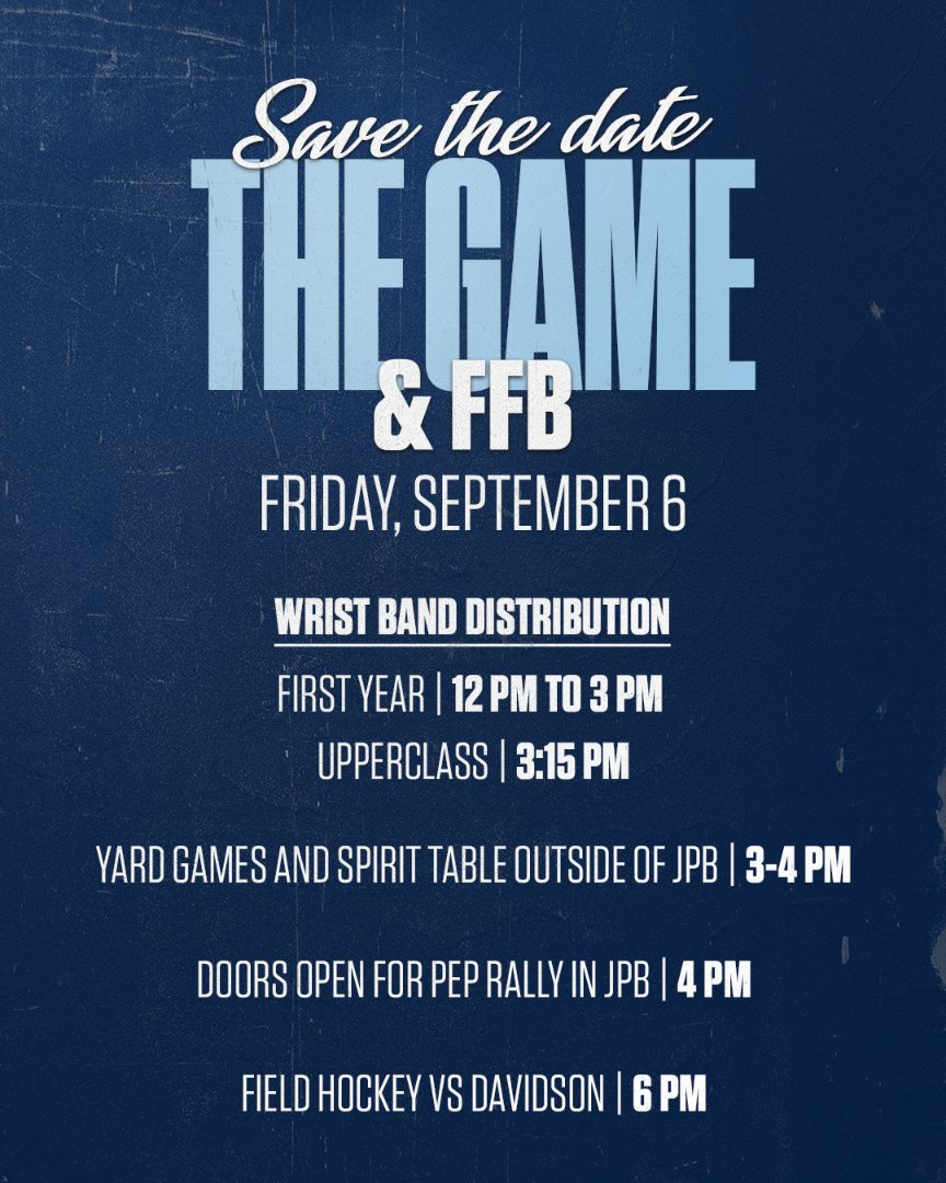 Coming soon to blue turf near you...THE G.A.M.E.!
🗓️September 6

#GoWood #HorsePower