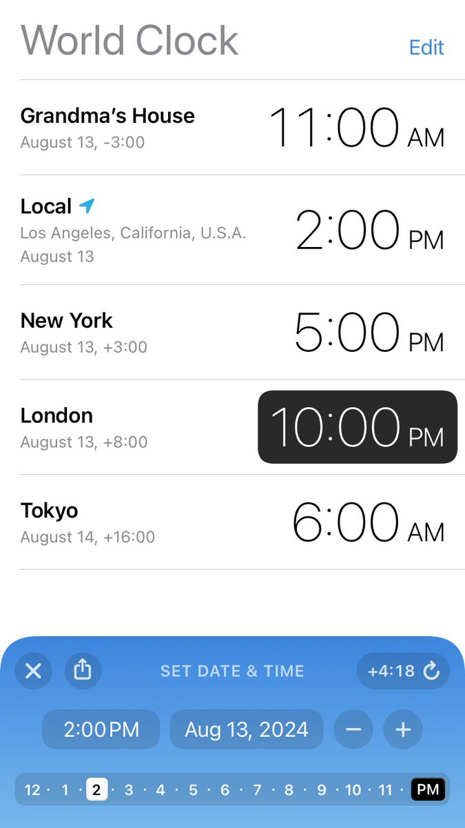 World Clock Widgets tweet media
