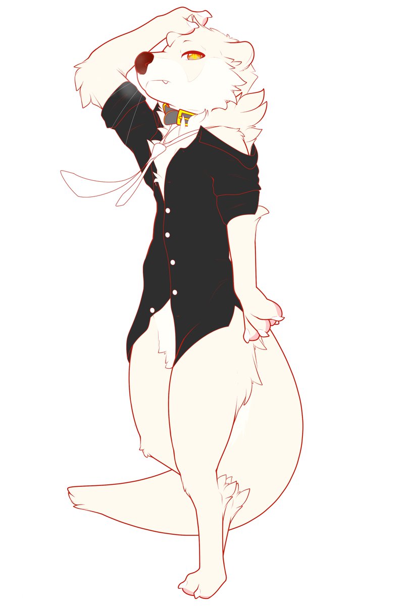 Did ya'll know i have a genderbent version of my sona? yeah well now you know! fear the pink otter &gt;:L