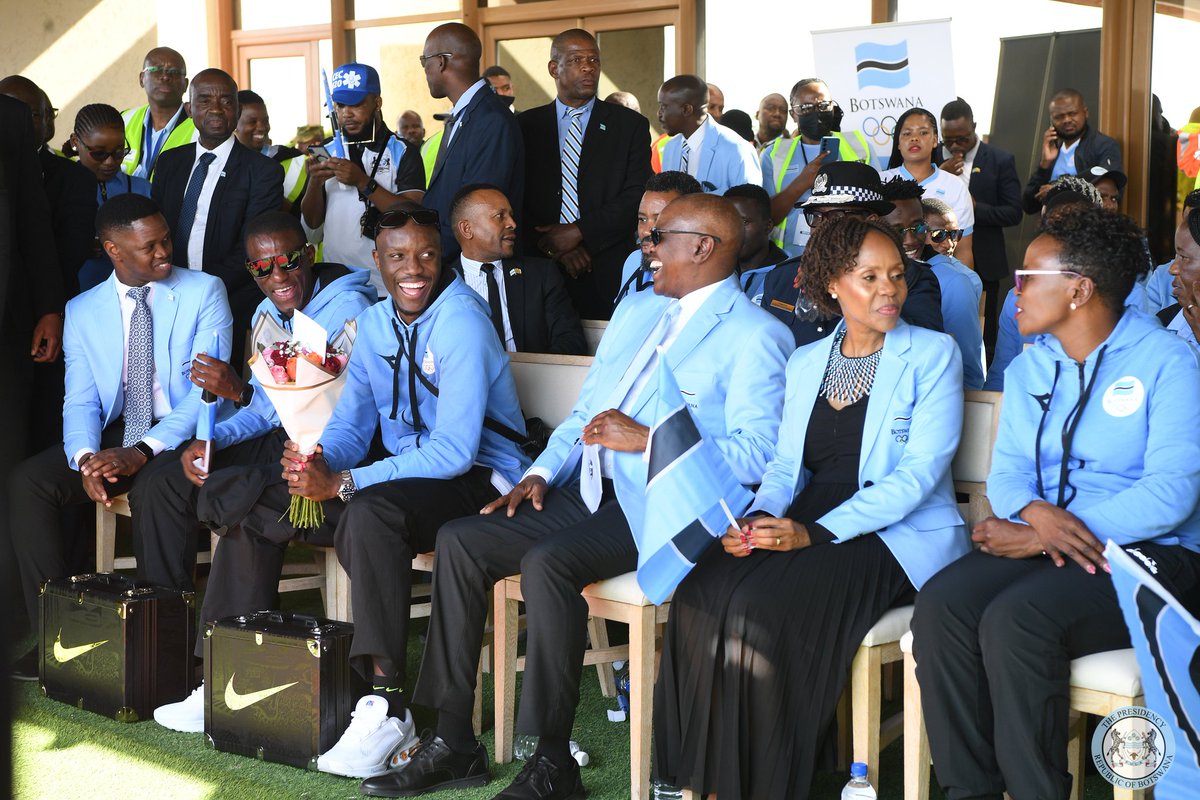 𝗔 𝗛𝗘𝗥𝗢𝗘𝗦 𝗪𝗘𝗟𝗖𝗢𝗠𝗘 𝗙𝗢𝗥 𝗧𝗛𝗘 𝗕𝗢𝗧𝗦𝗪𝗔𝗡𝗔 𝗢𝗟𝗬𝗠𝗣𝗜𝗖 𝗧𝗘𝗔𝗠 🇧🇼🌧️

#ResetBW
#BWPresidency
#AdvancingTogether
#ImplementingOurChangeMandate