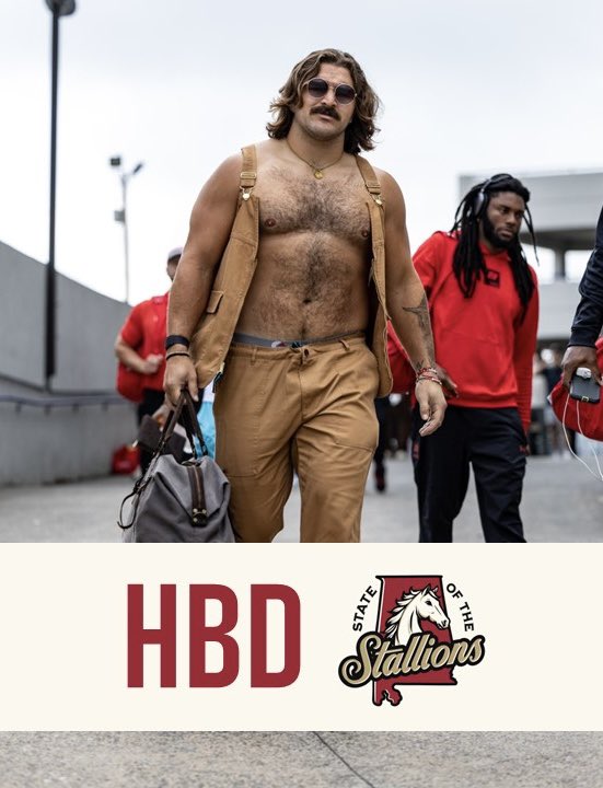 Yesterday we had one Golden Knight’s birthday to celebrate (<a href="/TheReall__6/">Marlon Williams</a>). Today, we have another!

Happy birthday to Stallions starting center and fearless leader of the shirtless pyramid, <a href="/schneidercole14/">cole schneider</a>!

We hope you can go shirtless today. HBD 🥳 #GiddyUp 🐎
