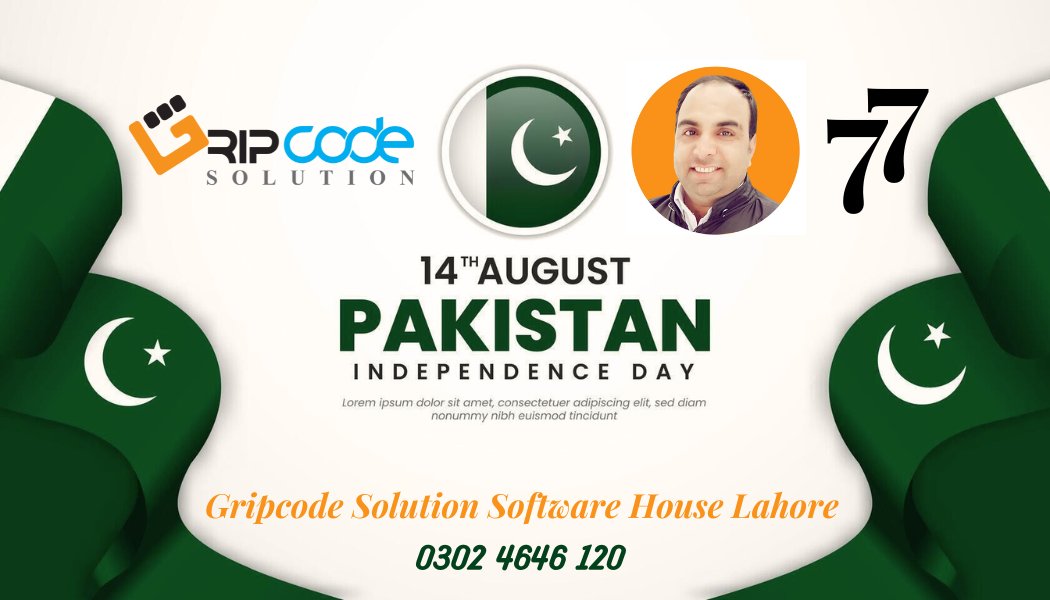 GripcodeS's tweet image. May this Independence Day 2024 bring you joy and remind you of the strength and unity of our nation.
#WhatsApp #deprem #lahore #Pakistan #IndependenceDay2024 #14August2024 #gripcodesolution #azamkhanbuzdar #ArshadNadeem #GoldMedalist #DataScience  #artificalintelligence #Hiring