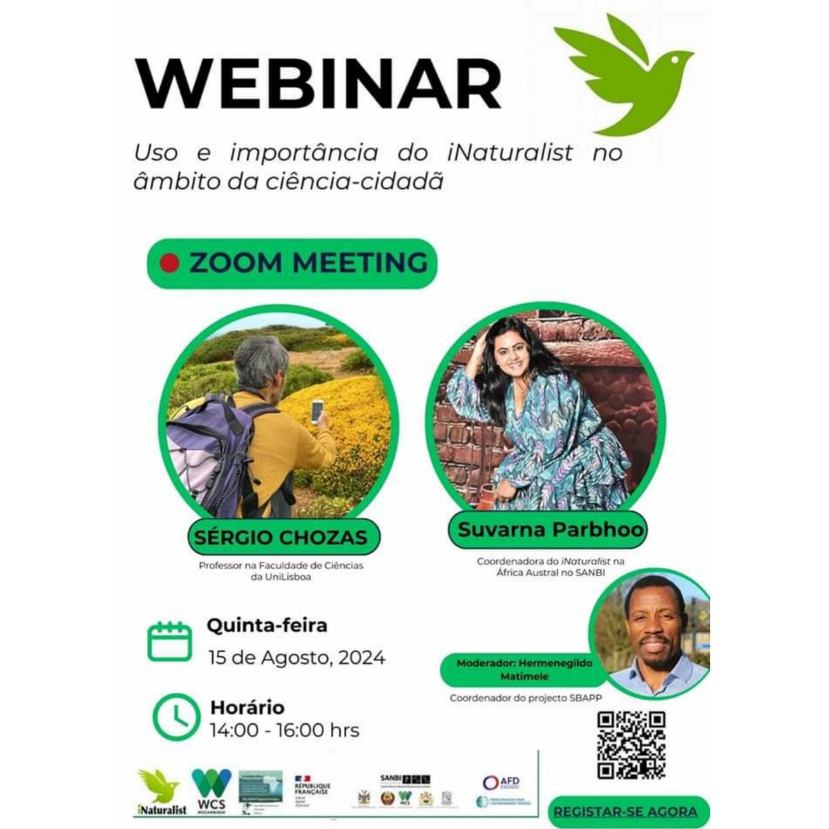 SpbotanicaL's tweet photo. 📣Ajudamos a divulgar Webinar com a participação de @chozas_sergio ( @CE3CResearch - FCUL, @SpbotanicaL ):
🤳🌸💮🏵️🌼 👨🏻‍🏫👩🏽‍🏫

Temas: #cienciacidada #iNaturalist #floraon #spbotanica #botanica #flora 

14h #Moçambique / 13h #Portugal 
🇲🇿 (ver mais informações em baixo)

🦒🦓🐘🏞️ https://t.co/z1TwLHvOgH