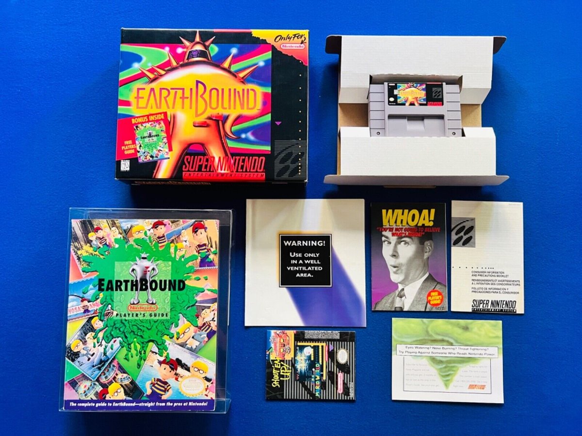 DeltaCrowDev's tweet image. E is for EarthBound!

Sorry Elden Ring, it was tempting but jazzy 90s fictional Americana is too much to pass up. While I love EarthBound inside and out, my core memory with it was seeing it's giant box at blockbuster, looming over all the other games. #EarthBound #SNES #JRPG