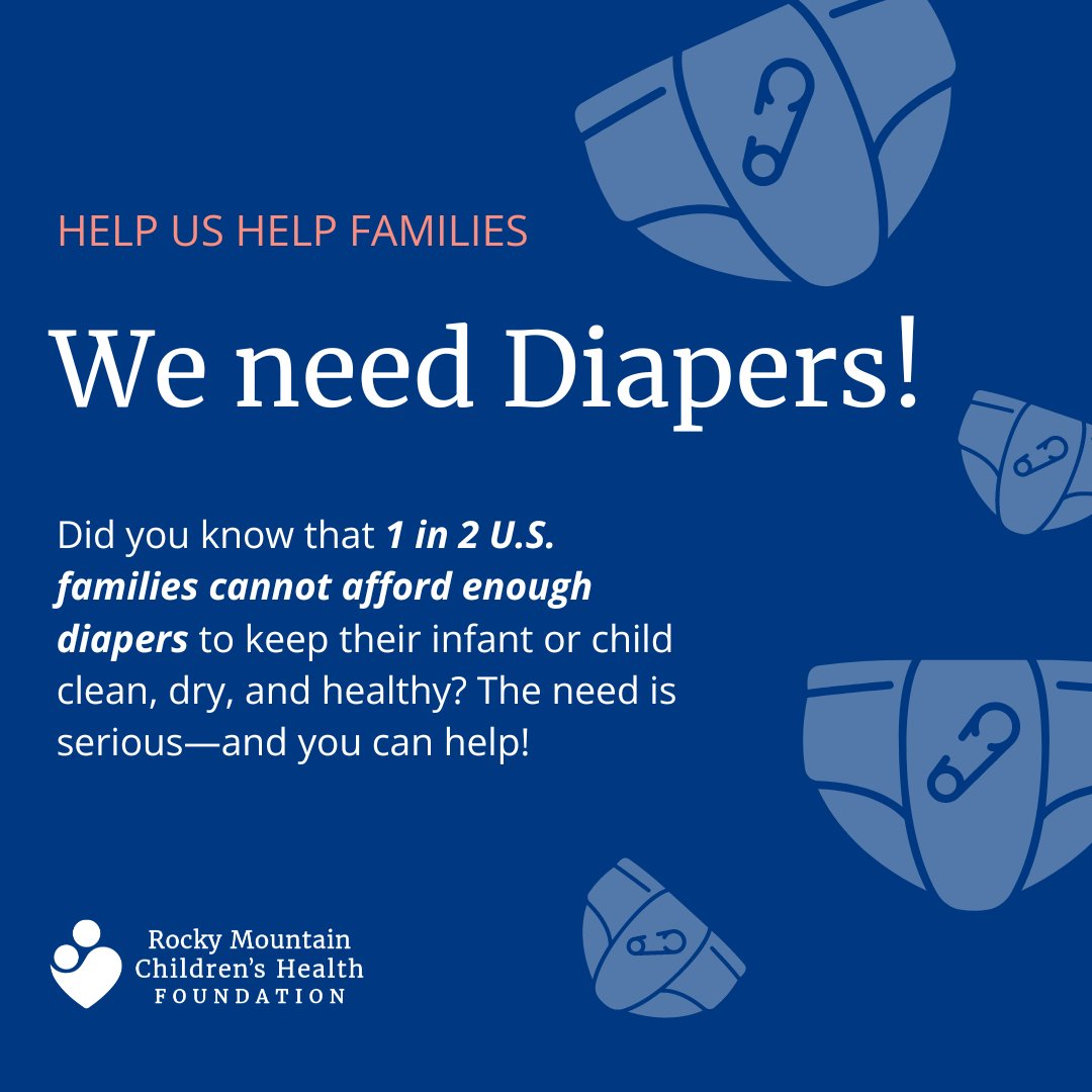 👶💙 Help us support families in need! Did you know that 1 in 2 U.S. families can’t afford enough diapers to keep their infants or children clean, dry, and healthy? The need is serious, and you can make a difference! Visit: amazon.com/hz/wishlist/ls…