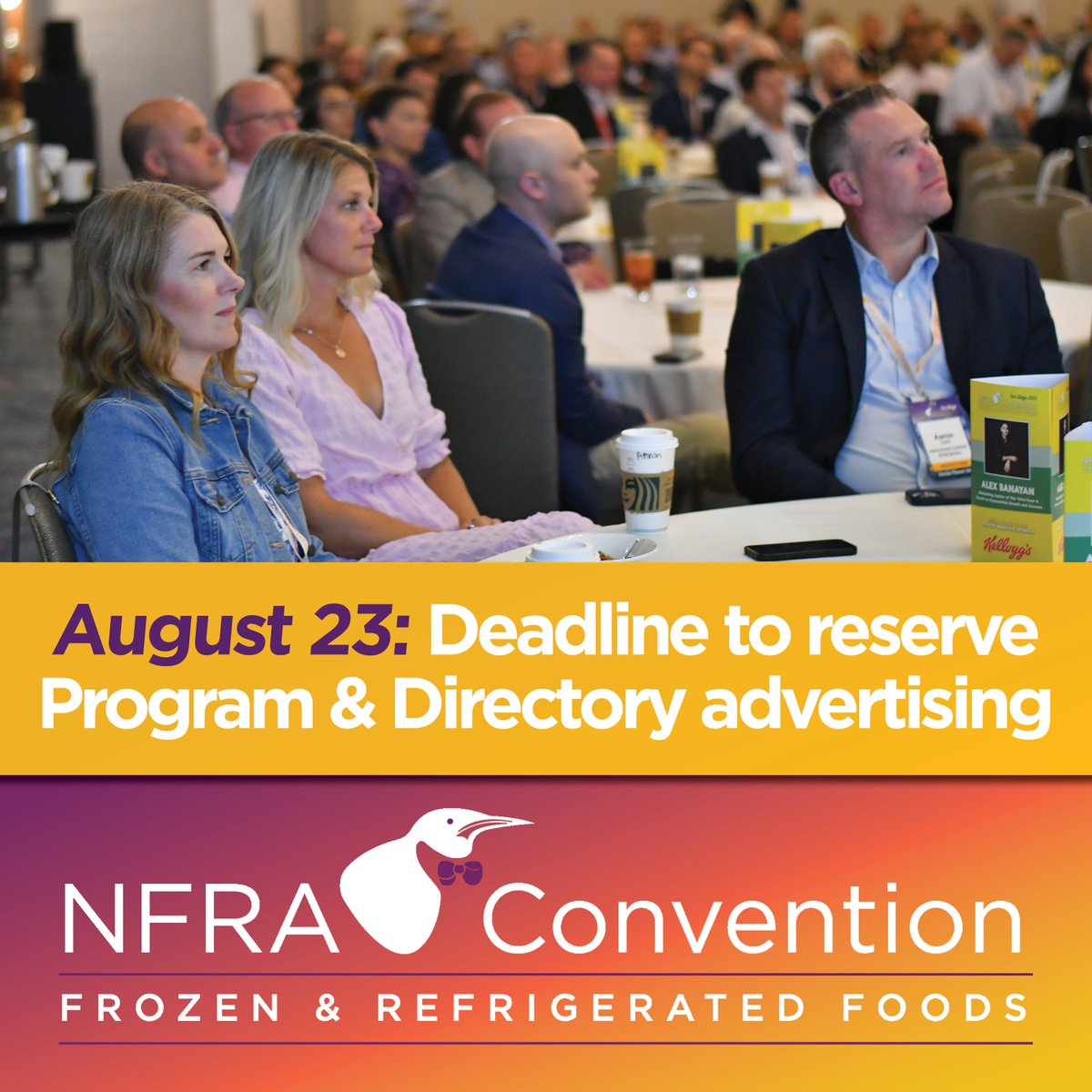 📣 Stand out at Convention! The Program &amp; Directory is the go-to guide for attendees—schedule, speakers, sponsors &amp; more. 

Secure your spot by Aug. 23 to maximize visibility. Connect with industry leaders &amp; make an impact! #nfraconvention #nfra24