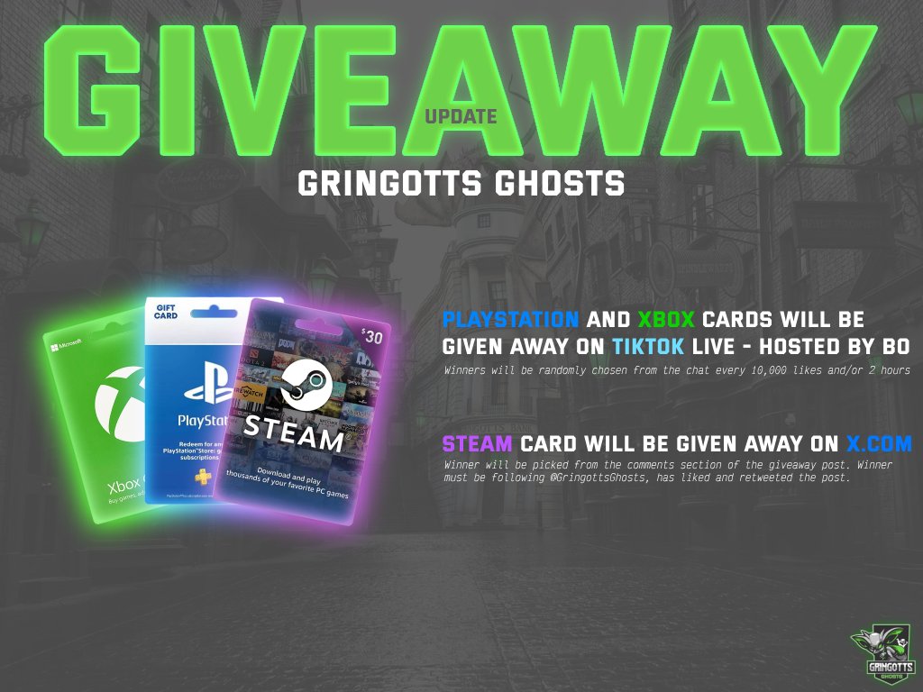 We are now officially 3 weeks away from #QuidditchChampions. Our giveaway winners will be picked and receive their currency September 3rd!

Giveaway post is pinned on our profile. Will you be a winner? 🏦👻🧹🏆