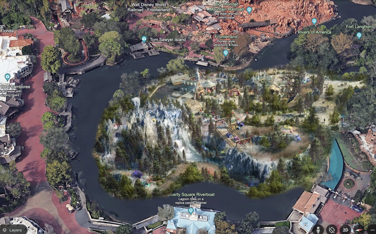 It seems like you could make 90% of Disney people happy doing something like this, even without a functioning Liberty Belle. (Dock it permanently at the loading area?)

And yes, obviously it takes more logistics than simple photoshop scaling to make this modification happen.
