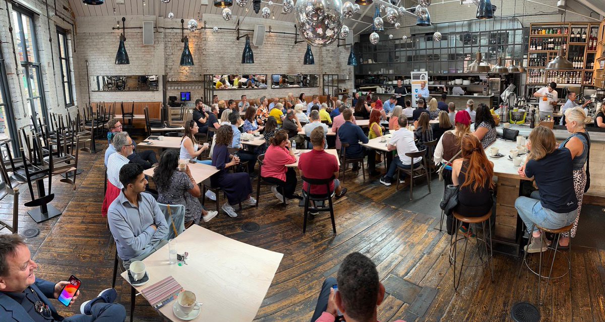 Name one place at 10am in #Altrincham as busy as this 

<a href="/Martinhambleton/">Martin Hambleton</a> perfectly captured how busy our networking event <a href="/ConClubAlty/">Con Club Restaurant</a> was today 

Want to join us for the next event comment below …