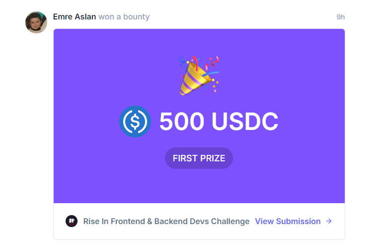 blockenddev's tweet photo. 🎉 Thrilled to announce Securify took 1st place on @SuperteamEarn! 🚀

Seamlessly manage wallets and transfer USDC across chains with zero gas fees. 💸✨

Big thanks to @BuildOnCircle and everyone who supported us! 🙌

🔗 GitHub : https://t.co/XKhBUEv9pC https://t.co/8gIh5ExiLk