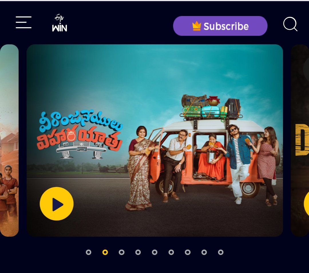 TTUpdates360's tweet photo. #VeeranjaneyuluViharaYatra Streaming Now on @etvwin

#Brahmanandam #Naresh #RajMayur https://t.co/P0YDfr3QcV