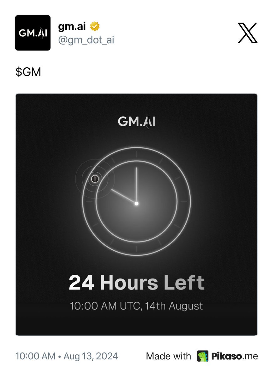 Saura lokaci kadan ya shiga kasuwa #gm.ai