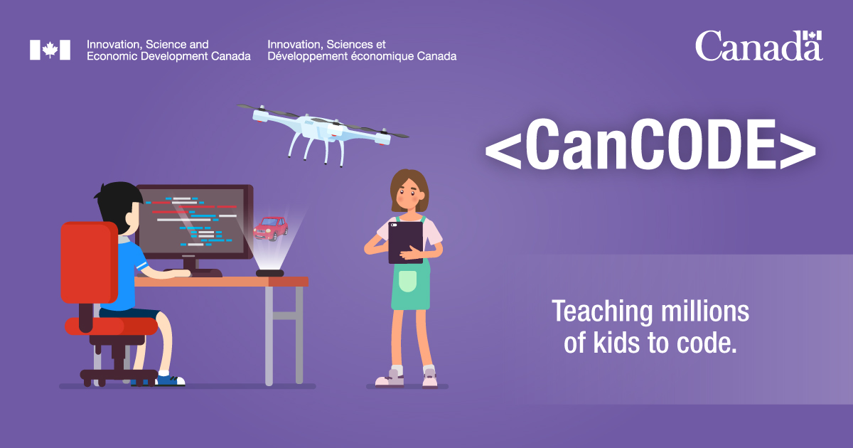 ISED_CA's tweet image. #CanCode 4.0 is officially here!

CanCode is now accepting project proposals aimed at helping teachers and students (K-12) gain the digital and coding skills they need, with a focus on AI.

Apply now: ised-isde.canada.ca/site/cancode/e…