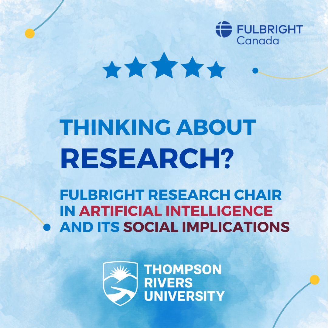 TRUResearch (@truresearch) on Twitter photo Deadline is September 16 📌 The <a href="/FulbrightCanada/">Fulbright Canada</a> Visiting Research Chair at <a href="/thompsonriversu/">Thompson Rivers University</a> will join an interdisciplinary community of researchers who are members of the Centre for Optimization and Data Science. Learn more: bit.ly/3UPMr8Q Deadline is September 16 📌 The <a href="/FulbrightCanada/">Fulbright Canada</a> Visiting Research Chair at <a href="/thompsonriversu/">Thompson Rivers University</a> will join an interdisciplinary community of researchers who are members of the Centre for Optimization and Data Science. Learn more: bit.ly/3UPMr8Q