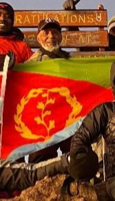 BeyeneRussom's tweet photo. The graceful, elderly Eritrean, Dr Naizghi Ghebremedhn just climbed Mt Kenya as he is celebrating  his 90th birthday.

He broke z record by becoming z oldest man to climb Mt Kenya.

And surprisingly, now it is his 6th time climbing Mt. Kenya

Congratulations dear Dr Naizghi👍🏾🇪🇷 https://t.co/lIjwZb2m46