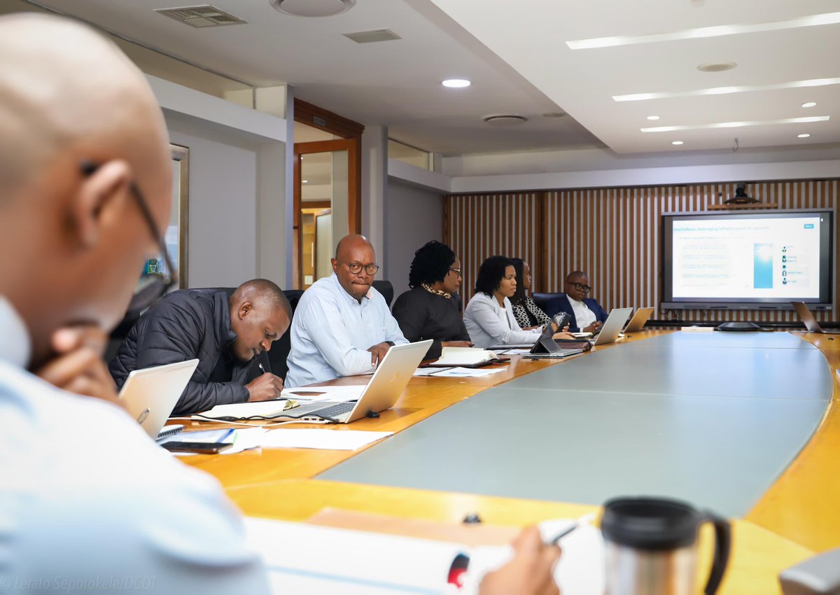 SollyMalatsi's tweet photo. Today we met with the @TelkomZA leadership led by the chair of the board and CEO for a briefing on their financial results for the period 01 April 2023 to 31 March 2024. https://t.co/iAlT6Q7pUT