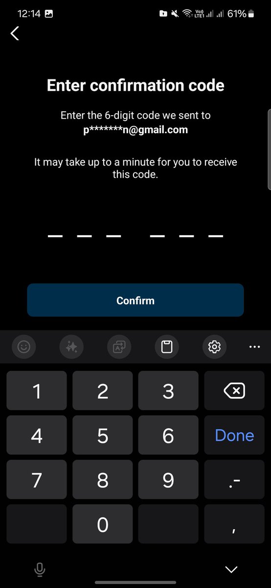 prithvi_raj20's tweet photo. I have changed my @instagram account linked mail ID to a new one , it is asking me to enter confirmation code. But i am not recieving any code eventhough after trying many times. Help me out ASAP!!!!!!
@instagram @facebook https://t.co/D7XbxyelfS
