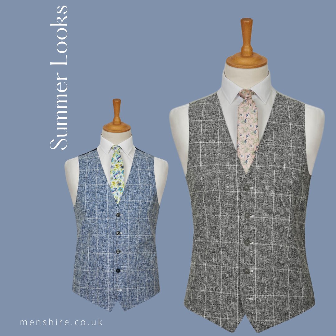 Hello, summer ☀️

Nothing says summer more than my linen-look waistcoat, available in grey, stone or blue. Perfect for a hot day when you want to take your jacket off, without loosing smartness.

Book an appointment to discuss your menswear. 

#groomsmen #groom #formal