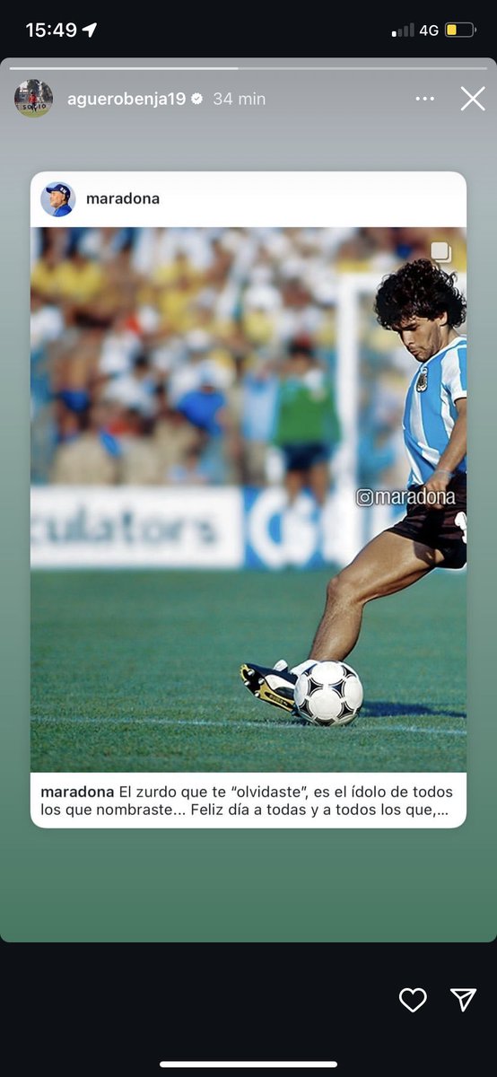 Por suerte este pibe tiene mucha sangre Maradona y muy poca sangre de agüero.