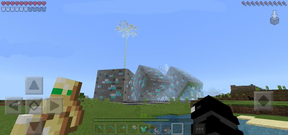 FrenceBlueFB's tweet photo. Mi base improvisada, CASA+ALMACEN 💎💎🤣🤣         🩵💙DIAMNATES🩵💙 #Minecraft #Minecraftbuilds https://t.co/JNQ12lpOqT