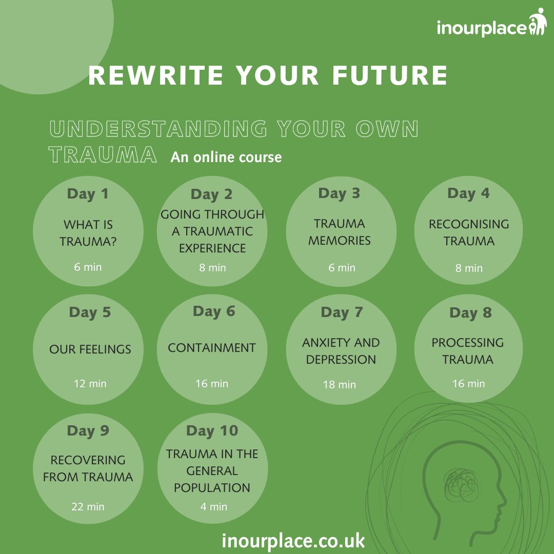 TogethernessNHS's tweet image. The events in the news may impact us in unexpected ways.

Understanding your own trauma is a useful tool for recognising, understanding and processing trauma. Visit inourplace to learn at a pace that suits you, in the privacy of your own home.

#traumainformed #processingtrauma