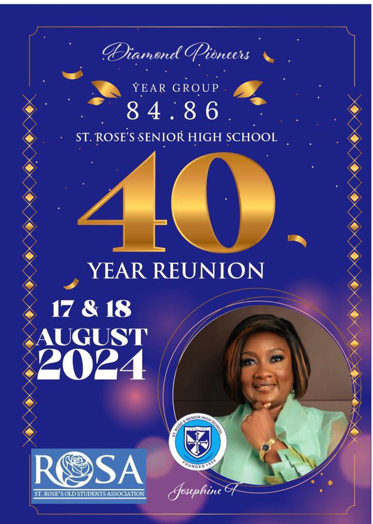 Excited to celebrate and reconnect with old classmates at our 40-year reunion! Can't wait to reminisce and make new memories together. #ROSAat60